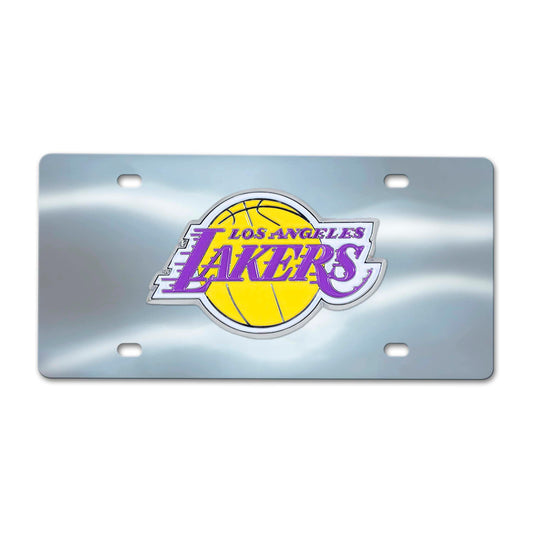 Los Angeles Lakers 3D Stainless Steel License Plate - Los Angeles Lakers