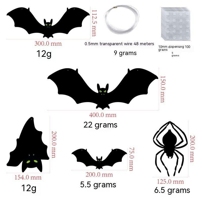 Outdoor Halloween Bat Wall Decoration - My Store - Flyclothing LLC