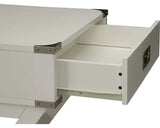 Modern White X Shape Wooden Storage End Table - Homeroots - Flyclothing LLC