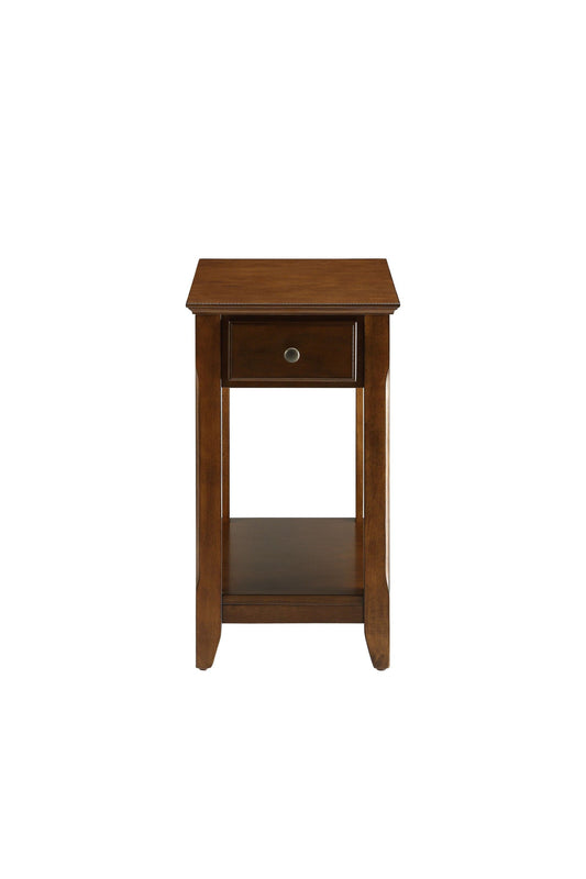 23" Brown Solid Wood End Table - Homeroots