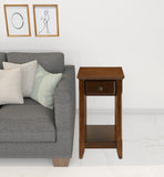 23" Brown Solid Wood End Table - Homeroots