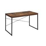 47" Brown and Black Computer Desk - Homeroots - Flyclothing LLC
