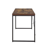 47" Brown and Black Computer Desk - Homeroots