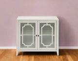 34" X 15.4" X 30" White Mdf Cabinet - Homeroots - Flyclothing LLC