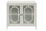 34" X 15.4" X 30" White Mdf Cabinet - Homeroots