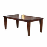 48" Dark Brown Dining Table - Homeroots