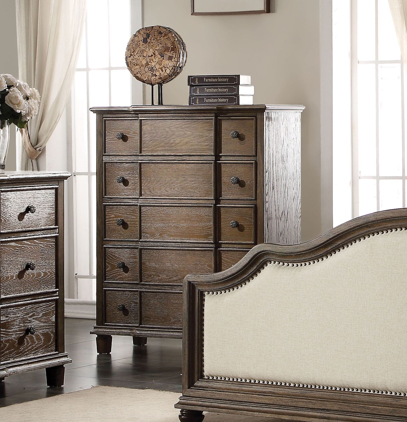 40" Brown Solid Wood - Homeroots - Flyclothing LLC