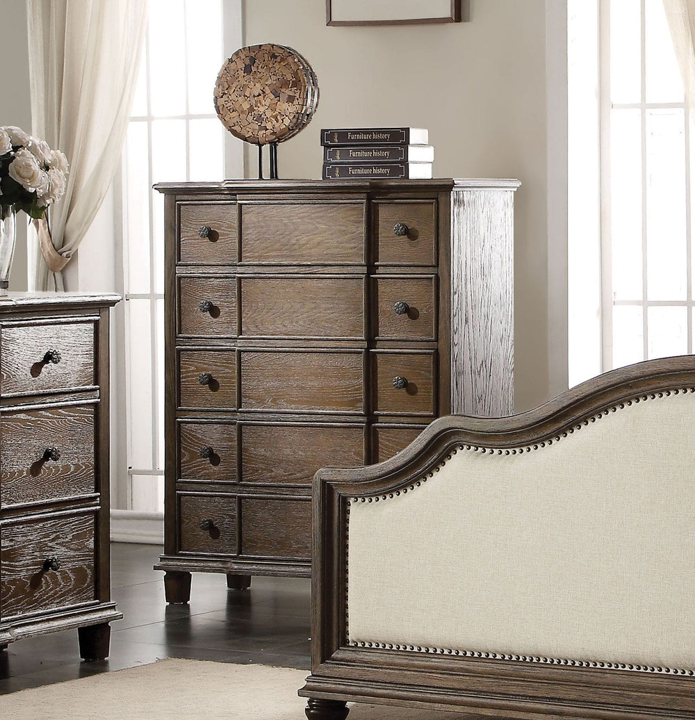 40" Brown Solid Wood - Homeroots - Flyclothing LLC