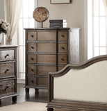 40" Brown Solid Wood - Homeroots