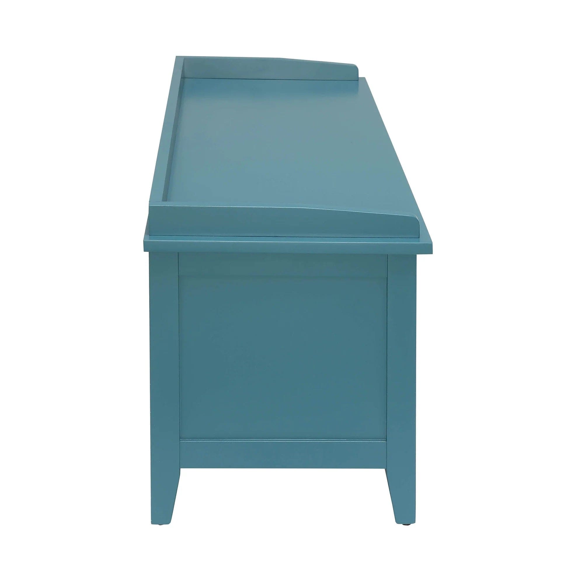 43" Teal Blue Solid Wood Storage Bench with Drawers - Homeroots - Flyclothing LLC