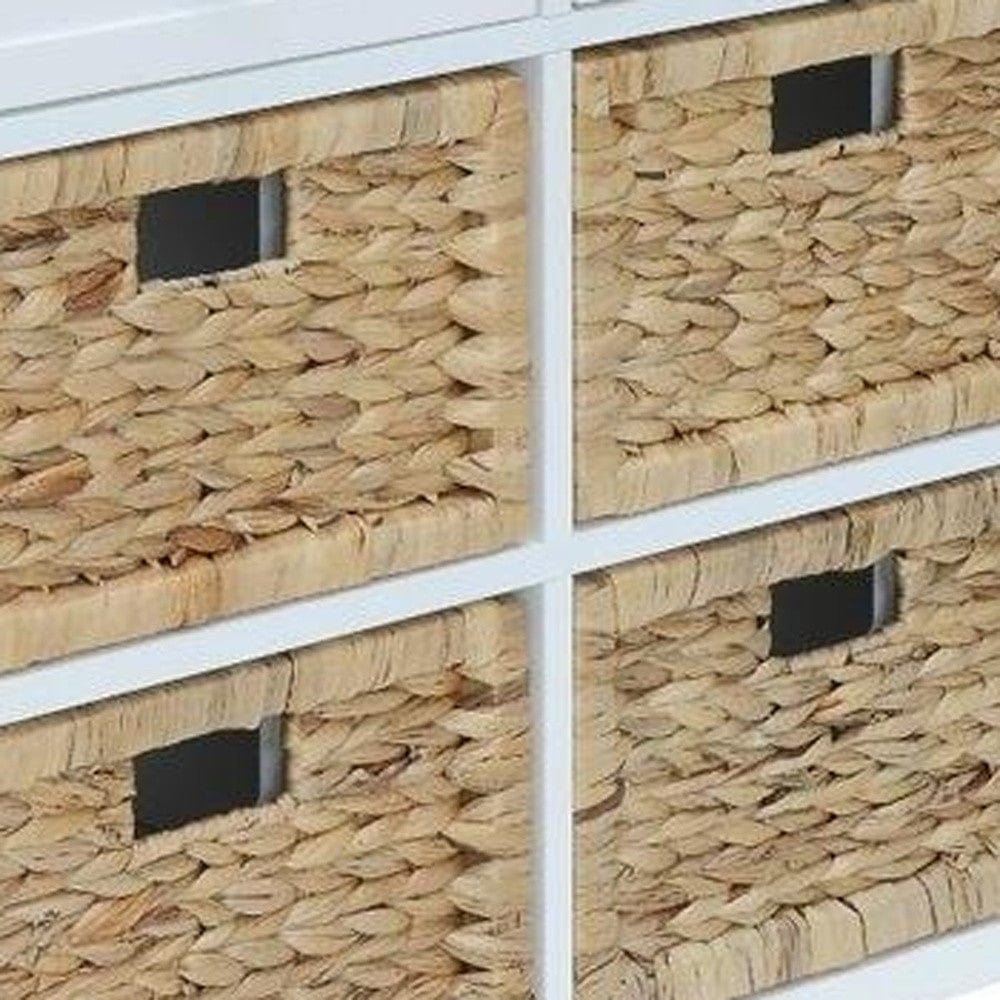 30" X 13" X 28" White Wood Veneer 6 Drawers Accent Chest - Homeroots - Flyclothing LLC