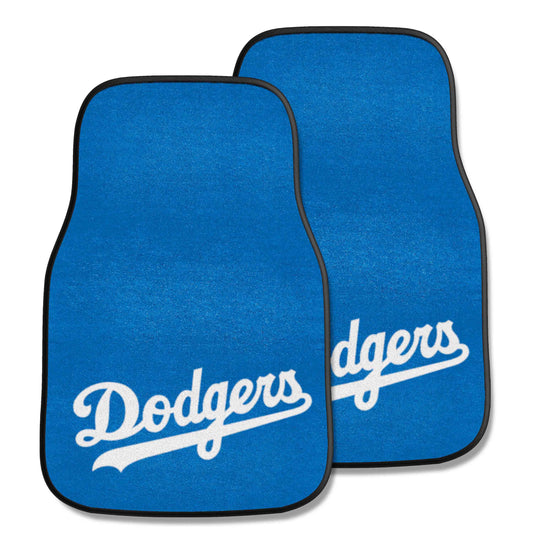 Los Angeles Dodgers Front Carpet Car Mat Set - 2 Pieces - Los Angeles Dodgers