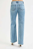RISEN Full Size Low Rise Ankle Boyfriend Distressed Jeans Plus Size - Trendsi - Flyclothing LLC