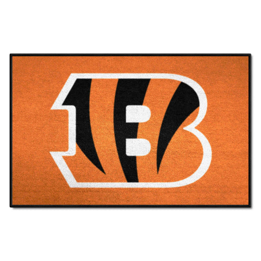 Cincinnati Bengals Starter Mat Accent Rug - 19in. x 30in. - Cincinnati Bengals