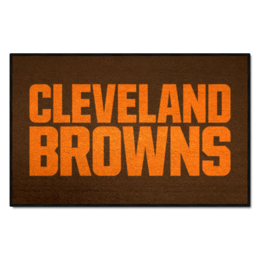 Cleveland Browns Starter Mat Accent Rug - 19in. x 30in. - Cleveland Browns