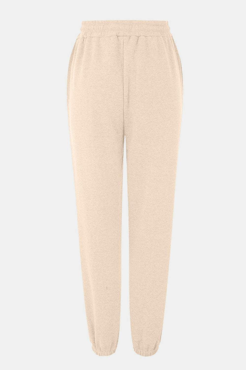 Elastic Waist Joggers with Pockets - Trendsi - Flyclothing LLC