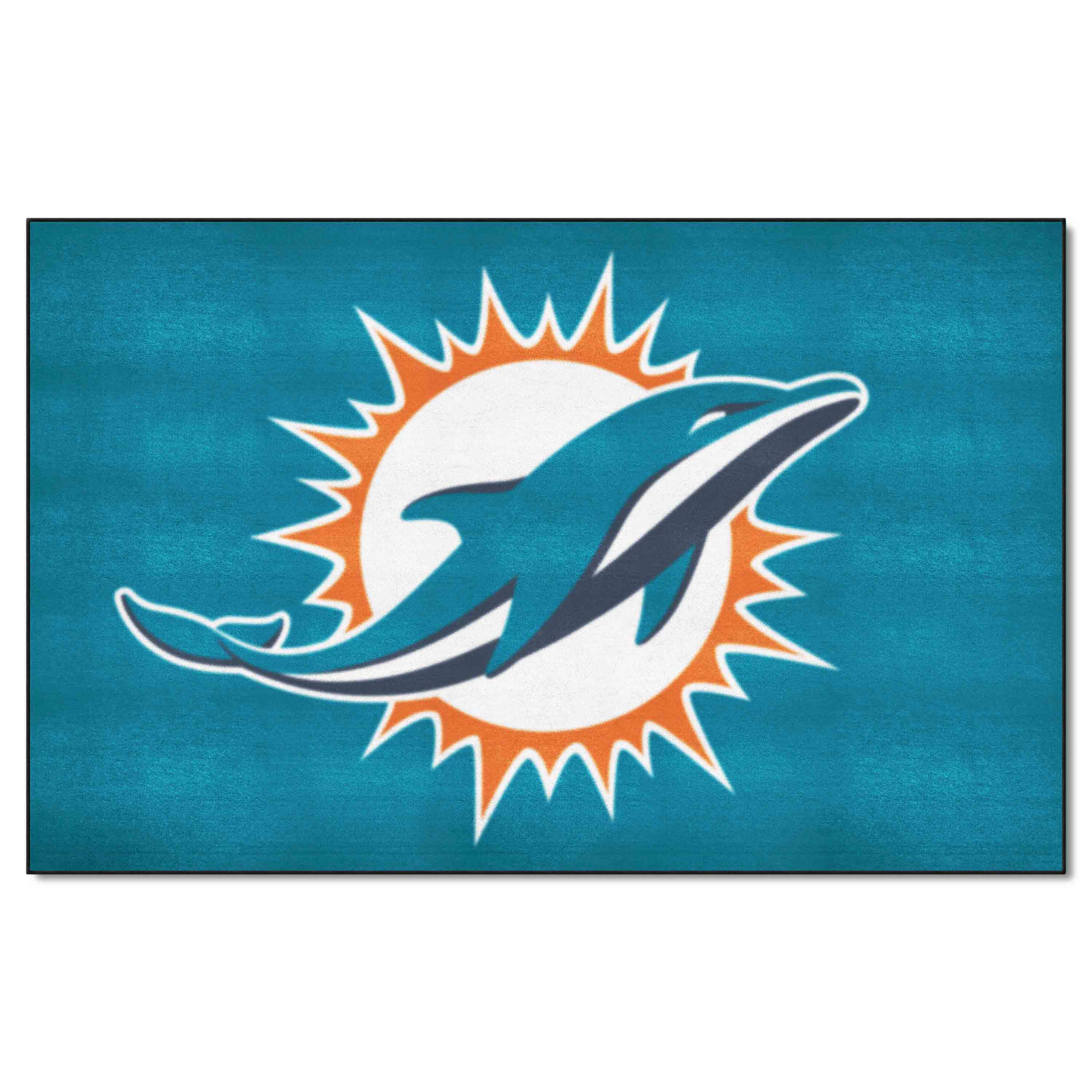 Miami Dolphins Ulti-Mat Rug - 5ft. x 8ft. - Miami Dolphins