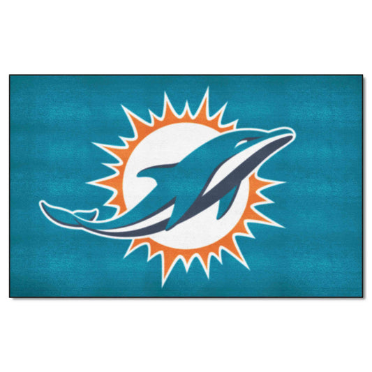 Miami Dolphins Ulti-Mat Rug - 5ft. x 8ft. - Miami Dolphins