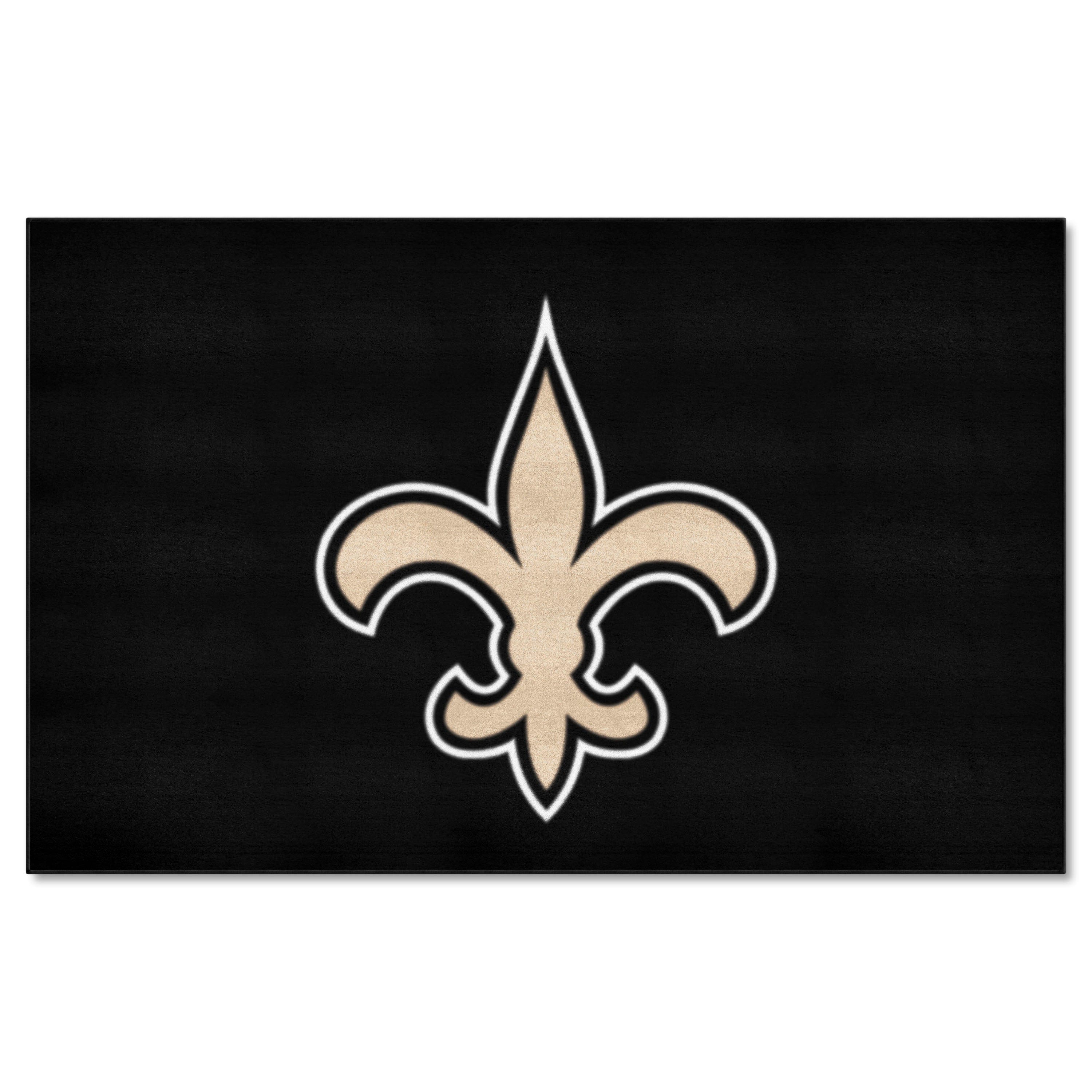 New Orleans Saints Ulti-Mat Rug - 5ft. x 8ft. - New Orleans Saints