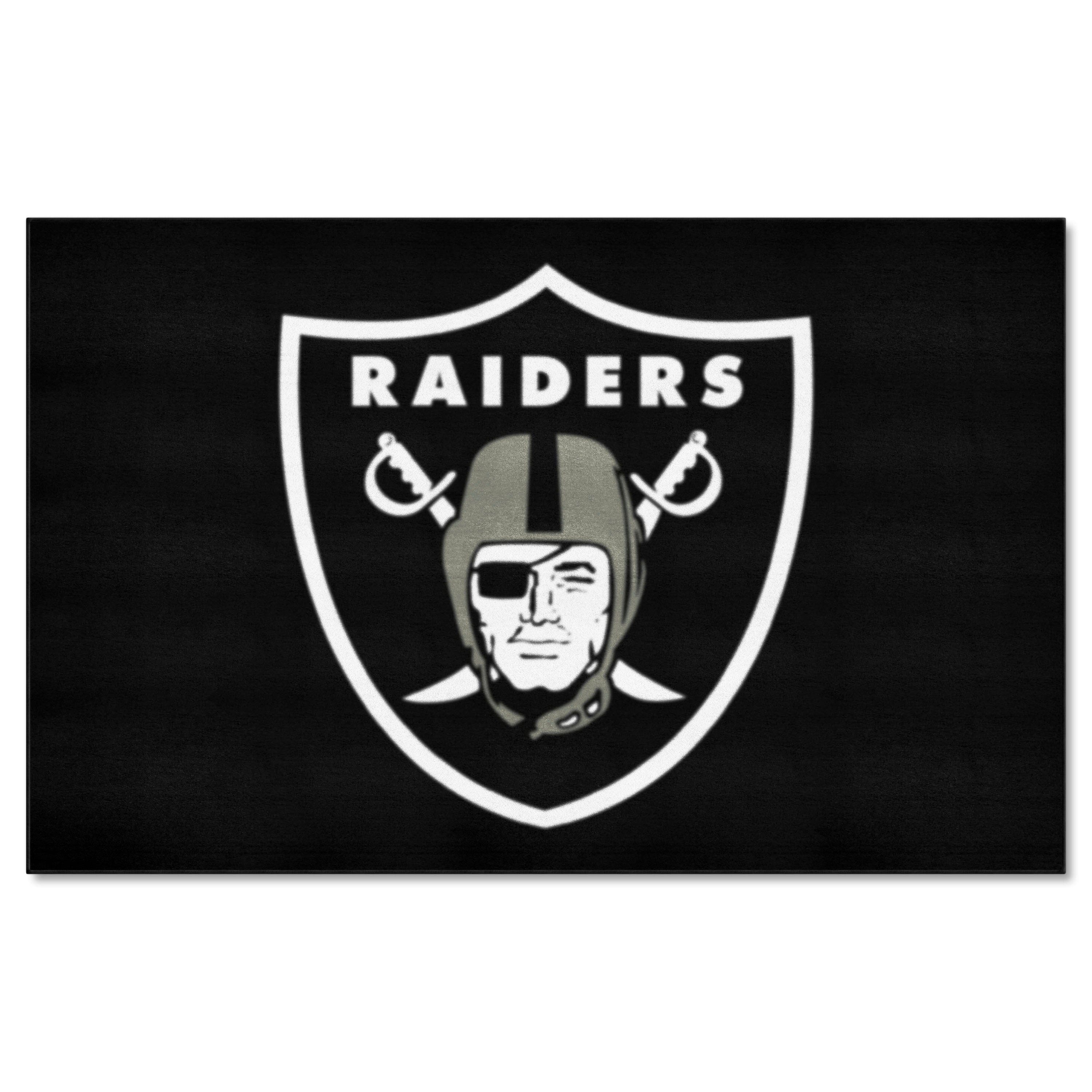 Las Vegas Raiders Ulti-Mat Rug - 5ft. x 8ft. - Las Vegas Raiders