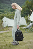 Himawari Waterproof Canvas Backpack Bag with Removable Coin Purse - Trendsi