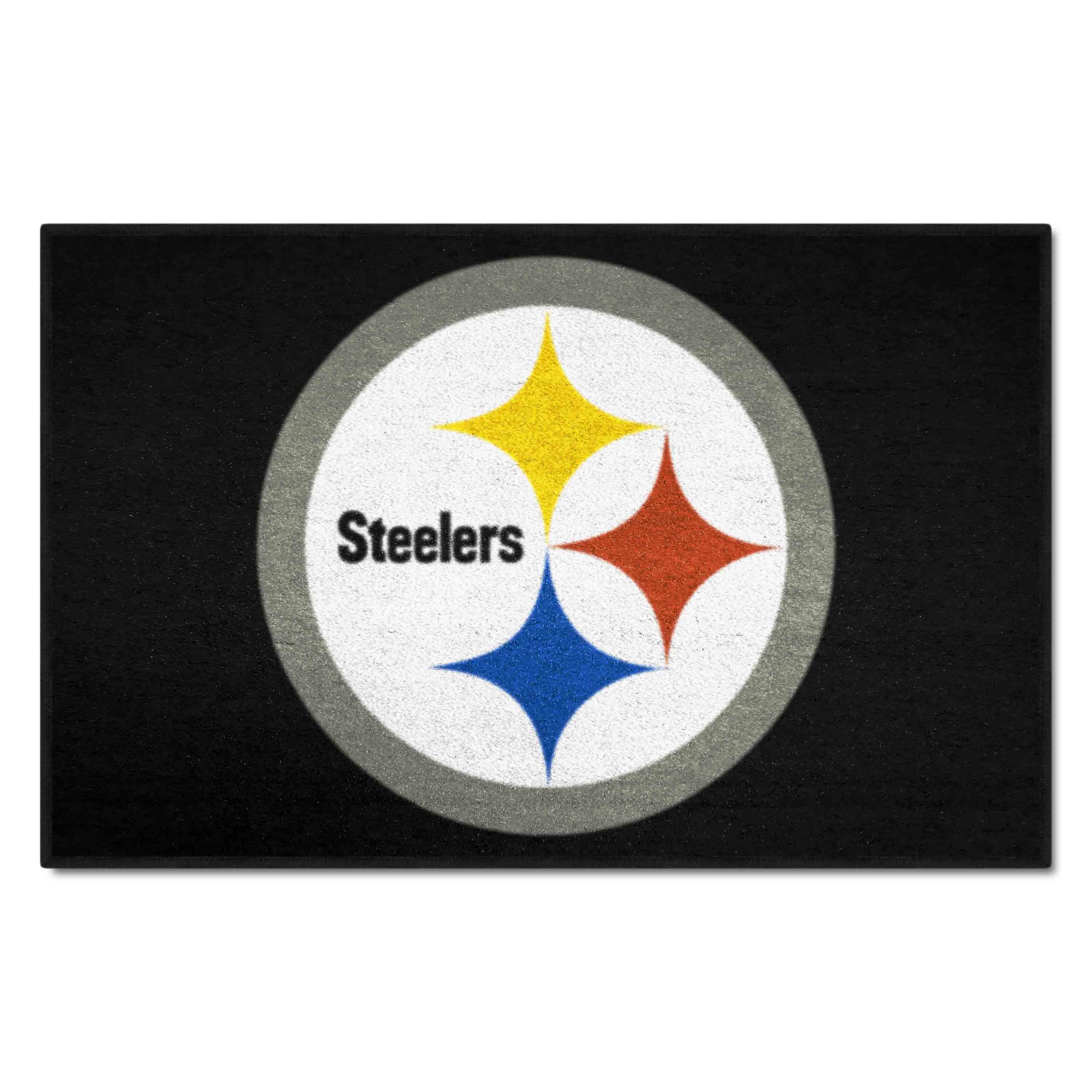 Pittsburgh Steelers Starter Mat Accent Rug - 19in. x 30in. - Pittsburgh Steelers