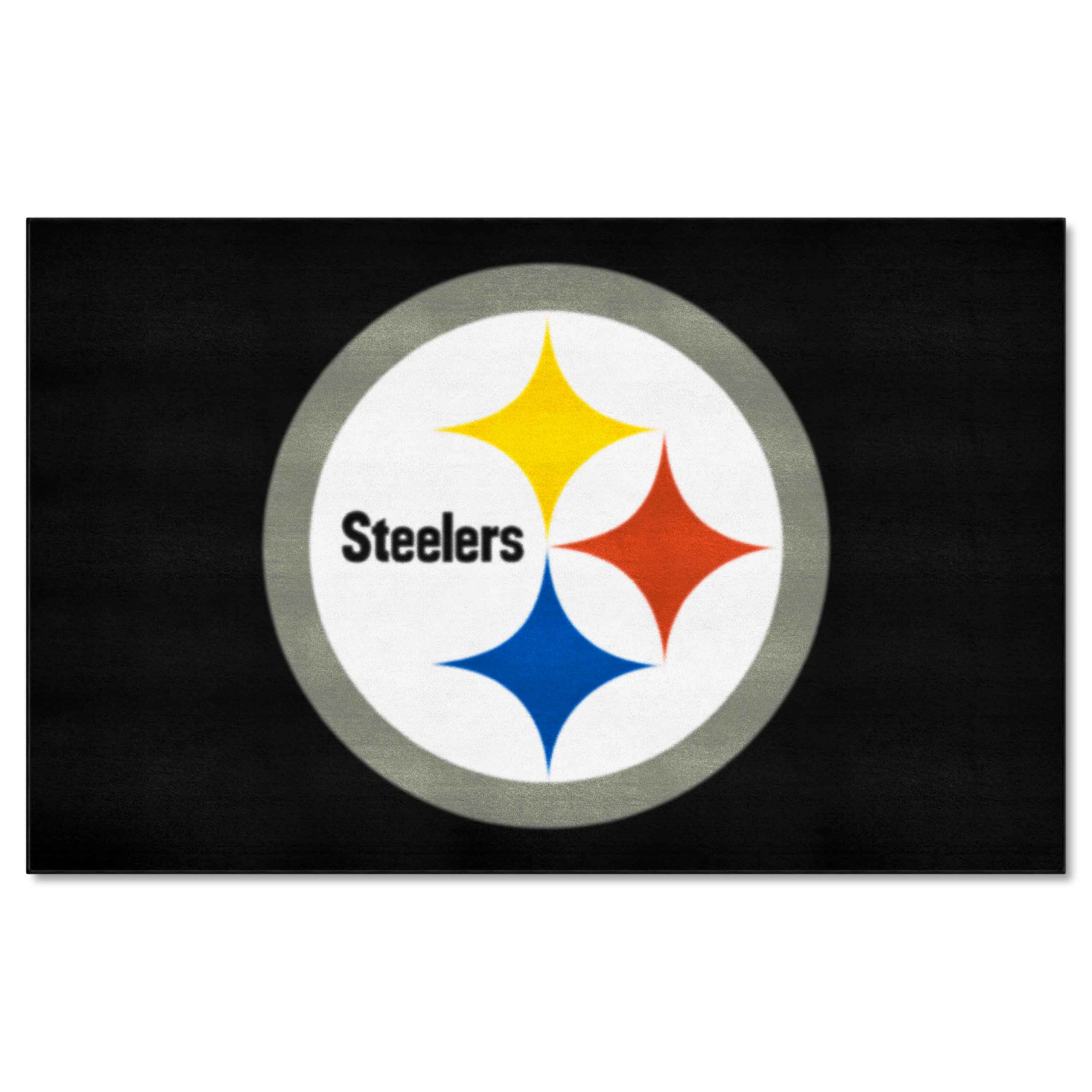 Pittsburgh Steelers Ulti-Mat Rug - 5ft. x 8ft. - Pittsburgh Steelers