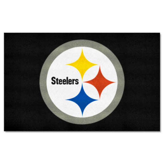 Pittsburgh Steelers Ulti-Mat Rug - 5ft. x 8ft. - Pittsburgh Steelers
