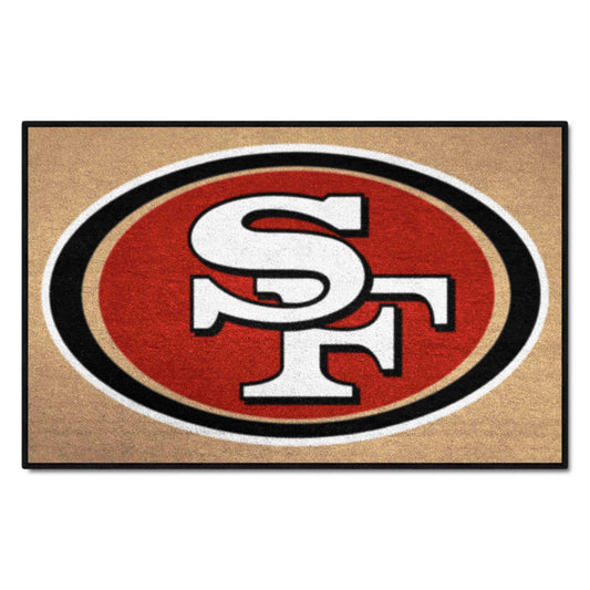 San Francisco 49ers Starter Mat Accent Rug - 19in. x 30in. - San Francisco 49ers