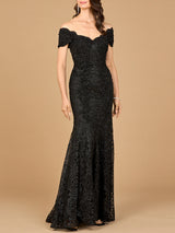 Fitted Lace Mermaid Gown