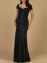 Fitted Lace Mermaid Gown