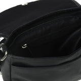 The Croco Satchel- Black