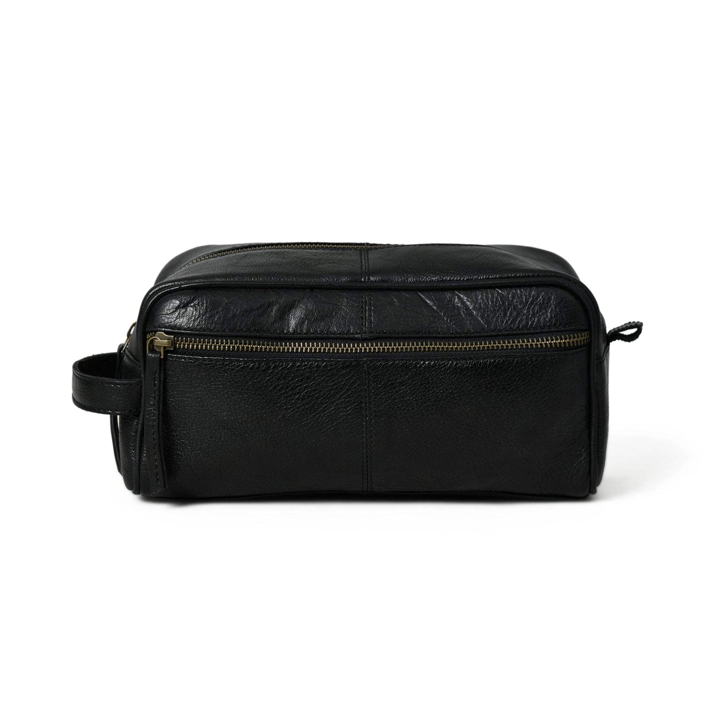 Midnight Deluxe Toiletry Bag -Single Section - Classy Leather Bags - Flyclothing LLC