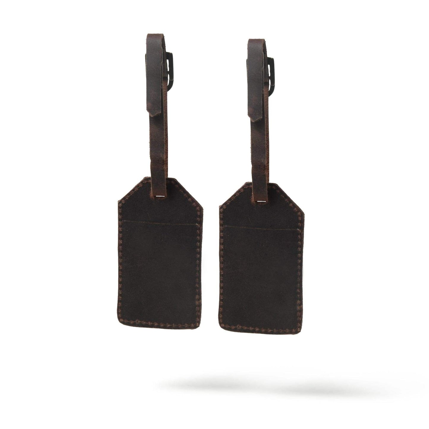 Leather Luggage Tag Set - Classy Leather Bags - Flyclothing LLC
