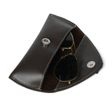 Brown Guard Leather Sunglass Case - Classy Leather Bags - Flyclothing LLC