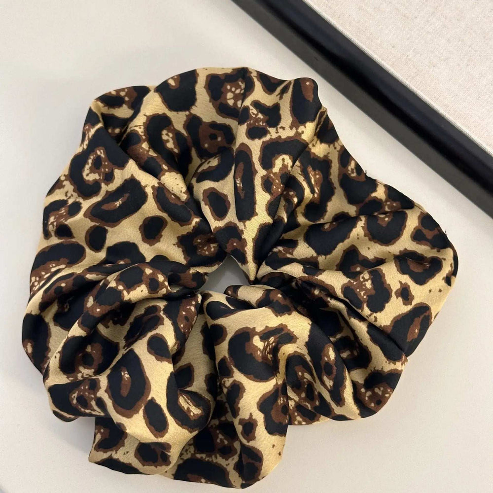 Leopard Elastic Hair Scrunchy - Trendsi - Flyclothing LLC