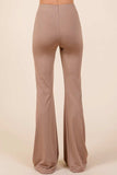 Mittoshop Stretchy Soft Elastic Waist Flare Pants - Trendsi - Flyclothing LLC