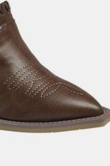 Forever Link Pointy Toe Slip On Chunky Mules - Trendsi