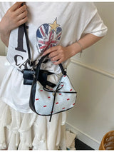 Printed Bow Shoulder Bag - Trendsi - Flyclothing LLC