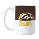 Western Michigan 15oz Colorblock Sublimated Mug - Logo Brands - Flyclothing LLC