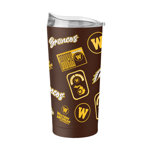 Western Michigan 20oz Dreamweave Powder Coat Tumbler - Logo Brands - Flyclothing LLC