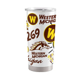 Western Michigan 20oz Native Stainless Tumbler - Logo Brands - Flyclothing LLC
