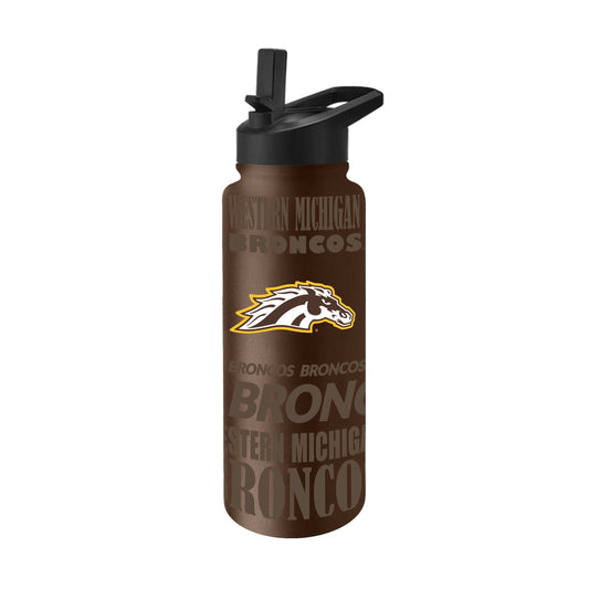 Western Michigan 34oz Replay Quencher Bottle - Logo Brands - Flyclothing LLC