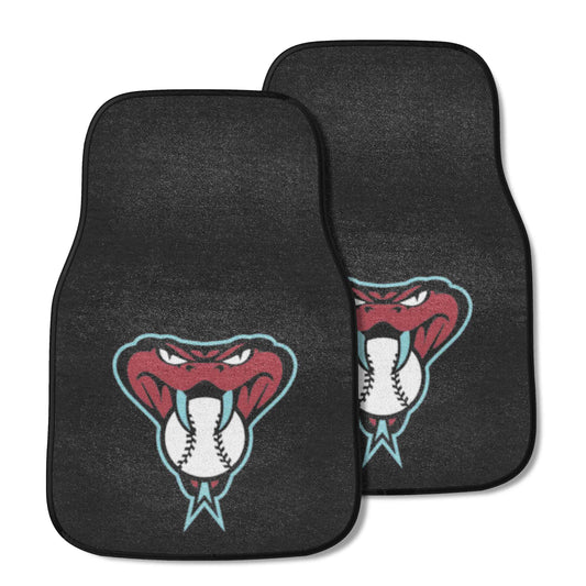 Arizona Diamondbacks Front Carpet Car Mat Set - 2 Pieces - Arizona Diamondbacks
