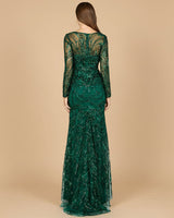 Long Sleeve Lace Gown | 29050