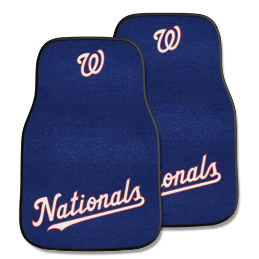 Washington Nationals Front Carpet Car Mat Set - 2 Pieces
