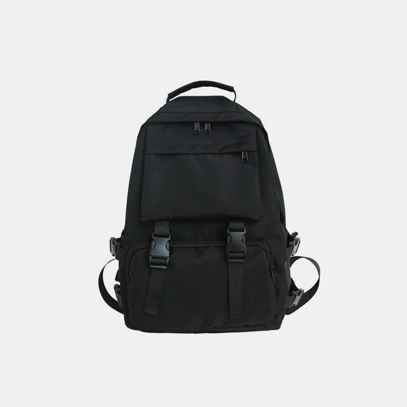 Oxford Cloth Adjustable Straps Backpack Bag - Trendsi