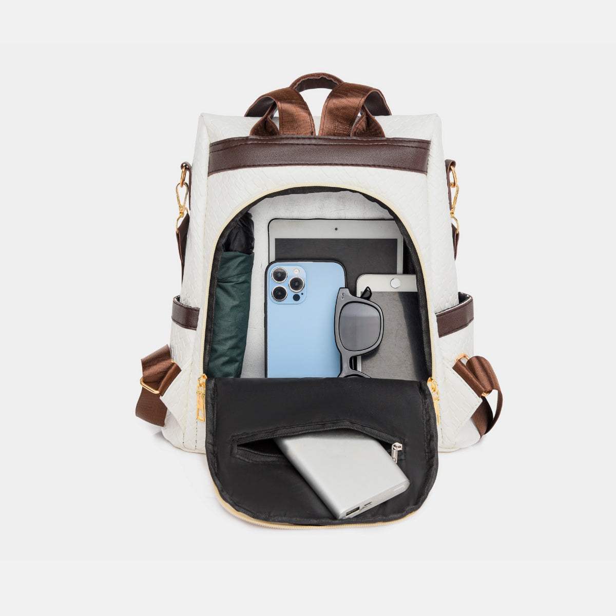PU Leather Backpack Bag - Trendsi - Flyclothing LLC