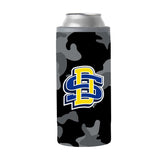 South Dakota Black Camo 12oz Slim Can Coolie - Logo Brands - Flyclothing LLC