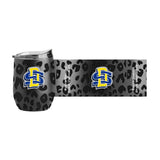 South Dakota Leopard 16oz Black Powdercoat Curved Beverage - Logo Brands - Flyclothing LLC